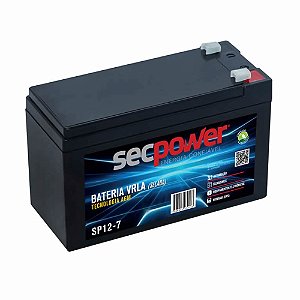 ​​​​​​​Bateria Selada Secpower 12V 7A SP12-7