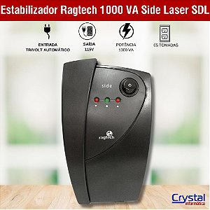 Estabilizador Ragtech 1000 VA Side Laser SDL