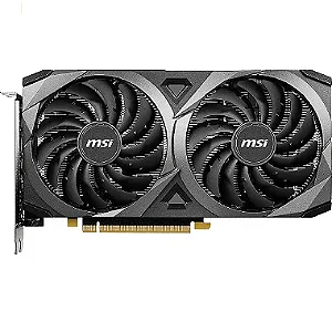 Placa de Vídeo MSI NVIDIA GeForce RTX 3060 VENTUS 2X OC, LHR, 12GB GDDR6, 192Bits, DLSS, Ray Tracing, 912-V397-856