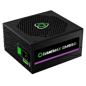 Fonte Gamemax GP750, 750W, 80 Plus Bronze, PFC Ativo