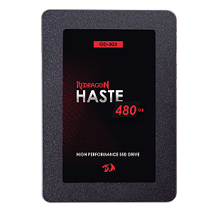 SSD Redragon Haste GD-303 480GB, Sata III, Leitura 550MBs Gravação 470MBs
