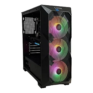 PC Gamer Crystal Intel Core i5 12400F NVIDIA GeForce RTX 3060, 16GB DDR4, SSD NVMe 512GB, Windows 11, Com Wi-Fi