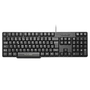 Teclado Com Fio Multilaser Conexão USB Cabo de 130cm Resistente Água Preto TC213