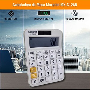 Calculadora de Mesa Maxprint MX-C128B