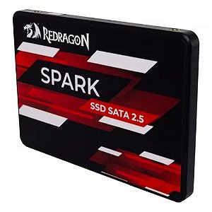 SSD 960GB Redragon Spark, 2.5", Sata III 6GB/s, Leitura 550 MB/s, Gravacao 420MB/s, GD-308