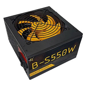 Fonte BRX 550W Real ATX PFC Ativo B-S550W Bivolt