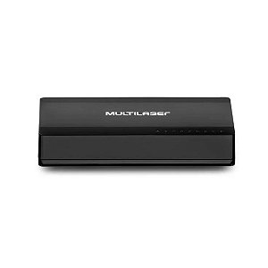 Switch Multilaser 8 Portas 10/100/1000mbps, Gigabit, RE608