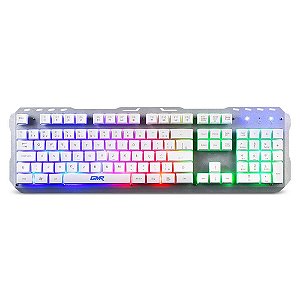 Teclado Gamer Ragnar Superfície em Metal Warrior TC222 - Crystal Informática