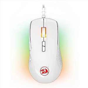 Mouse Gamer Redragon Stormrage RGB, 10000 DPI, 7 Botões Programáveis, Branco - M718W-RGB