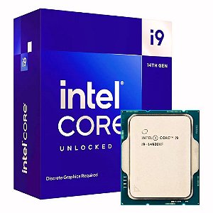 Processador Intel Core i9-14900KF 14ª Geração, 3.2 GHz (6.0 GHz Turbo), 24 Núcleos, 32 Threads, Cache 36 MB, LGA 1700