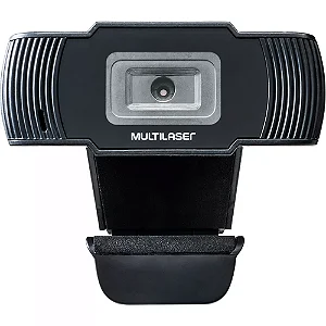 Webcam Multilaser Office HD 720p 30Fps Sensor Cmos Microfone Conexão USB Preto - AC339