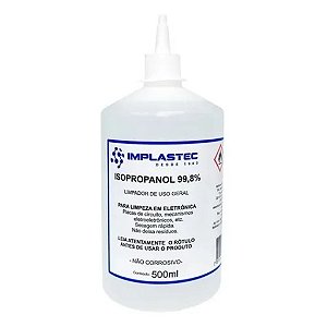 Alcool Isopropílico Frasco com 500 ml