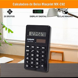 Calculadora de Bolso Maxprint MX-C92