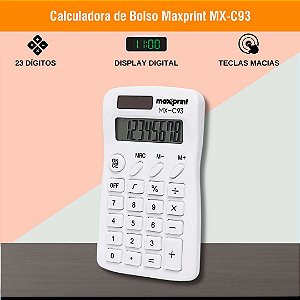 Calculadora de Bolso Maxprint MX-C93