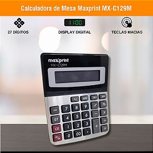 Calculadora de Mesa Maxprint MX-C129M