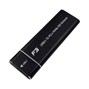 Case USB 3.1 Tipo-C para SSD M.2 NVMe e Sata Ngff