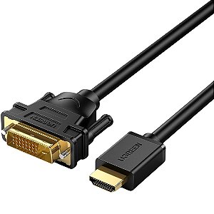 Cabo Conversor DVI 24+1 Macho Para HDMI Macho 2 metros