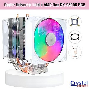 Cooler Universal Intel e AMD Dex DX-9300B RGB