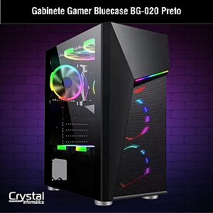Gabinete Gamer Bluecase BG-020 Preto