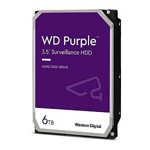 HD Purple 6TB WD WD64PURZ SATA III Para Sistemas de CFTV