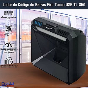 Leitor de Código de Barras Fixo Tanca USB TL-850