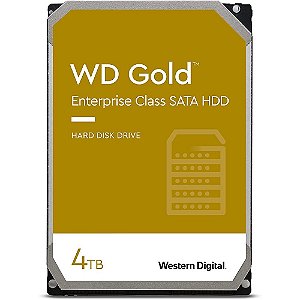 HD 4TB WD Gold Enterprise WD4003FRYZ, 3.5pol, 6Gb/s, 7.200 RPM, 256MB Cache