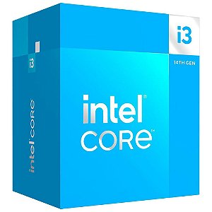 Processador Intel Core I3 14100, 14ª Geração, 3.5 Ghz, 4.7 Ghz Turbo, Cache 12mb, LGA 1700