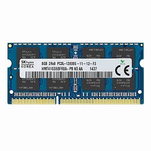 Memória Notebook 8GB DDR3L 1.35V 1600 MHz Hynix