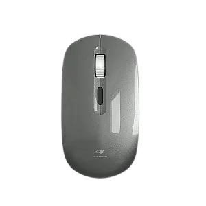Mouse Sem Fio Recarregável M-W80GY Cinza C3Tech, USB-C, 1600 DPI, 4 Botões