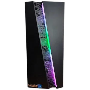 PC Gamer Crystal Intel i5-14400F, Placa de Vídeo RTX 4060 8GB, Memória 16GB, NVMe 512GB, Com Wi-Fi