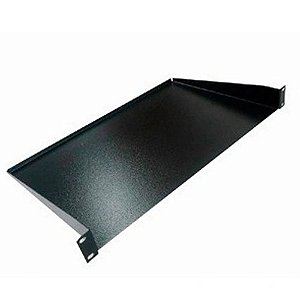 Bandeja Fixa 300mm 19" 1U Preto Hepso