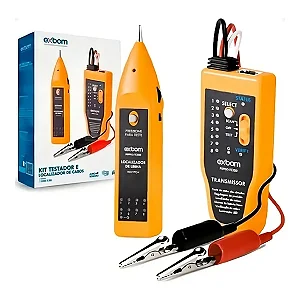 Testador e Localizador de Cabos de Rede Digital FEPRO-TC300