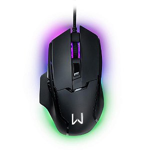 Mouse Gamer Rainbow Gunter 6400DPI Warrior - MO297