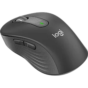 Mouse Sem Fio Logitech Signature M650 com Design de Tamanho Padrão, Clique Silencioso, Conexão USB e Bluetooth - Grafite