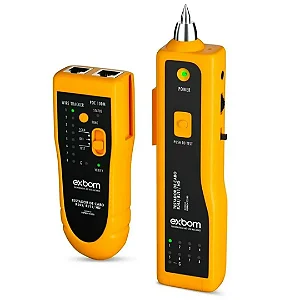 Testador e Localizador de Cabos de Rede Zumbidor EXBOM - FEPRO-TC350