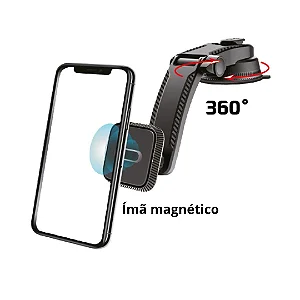 Suporte Celular Veicular 360° Magnético XC-SP-42 X-Cell