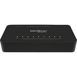 Switch 8 portas Gigabit Intelbras SG 800Q+