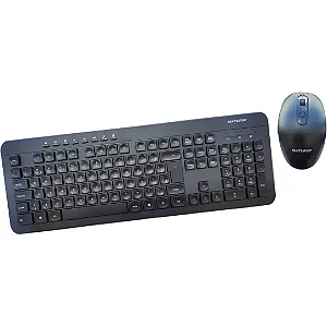 Teclado e Mouse Sem Fio Multi (Multilaser) Recarregável Com Bateria 200mAh - TC250