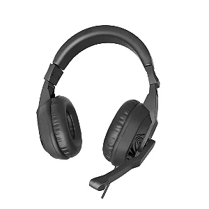 Fone de Ouvido com Microfone C3Tech PH-300BK, USB, Som Estéreo e Controle de Volume