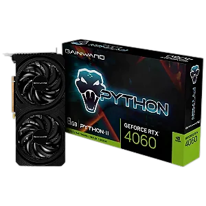 Placa De Vídeo Gainward NVIDIA GeForce RTX 4060 Python II, 8GB, GDDR6, DLSS, Ray Tracing, NE64060019P1-1070V