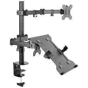 Suporte Para Monitor e Notebook Com Articulação Dupla - Plmsmn1A