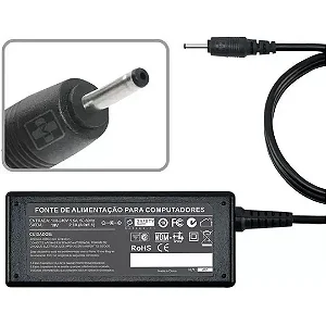Carregador para Notebook Compatível Samsung 19V, 2.1A 3.0x1.1mm Knup KP-SG40A