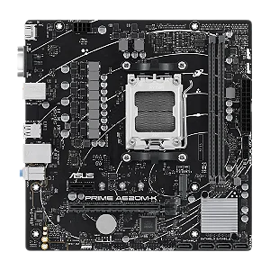 Placa Mãe Asus Prime A620M-K AM5 DDR5 Chipset A620, AMD AM5, MATX, 90MB1F40-M0EAY0