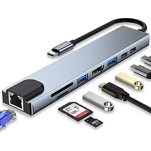 HUB USB-C 8 em 1 Altomex AU-576