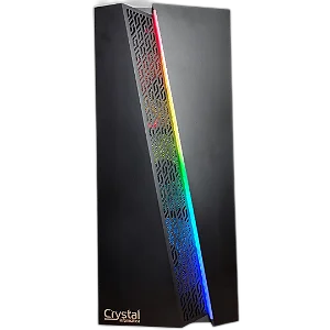 PC Gamer Crystal Com Processador AMD Ryzen 5 8400F, 16GB de Memória, Placa de Vídeo RX 570 8GB, Com Wi e Windows 11