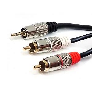 Cabo P2 Macho para 2 RCA Macho 2,0 M