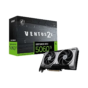 Placa de Vídeo MSI GeForce RTX 5060 Ti Ventus 2X OC Plus 16GB GDDR7 128 bits