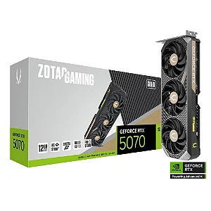 Placa de vídeo Nvidia Zotac Geforce RTX 5070 12GB 192 bits OC Zotac Solid