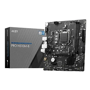 Placa Mãe MSI PRO H510M-B LGA 1200 10 Geração