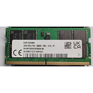 Memória Notebook 32GB DDR5 5600 MHz Hynix